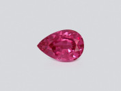 Spinelle Mahenge rose vif taille poire 0,93 carats, Tanzanie