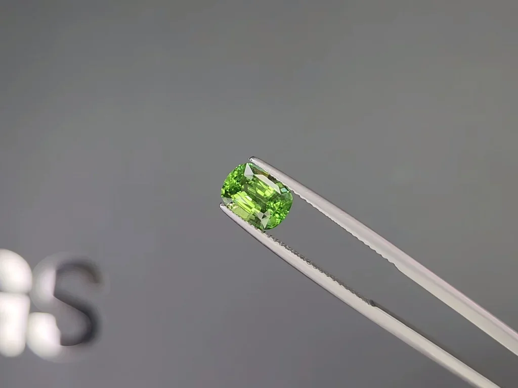 Granate tsavorita verde brillante talla cojín 2,10 quilates, Tanzania Image №3