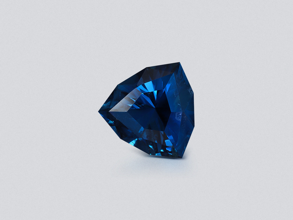 Tourmaline indicolite trillion cut 1.55 carats, Namibia Image №1