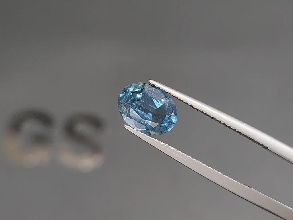 Santa Maria aquamarin im ovalschliff 1,71 karats, Madagaskar Image №3