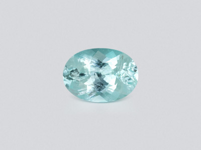 Paraiba Neon grün oval geschliffen 1,16 karat, Mosambik photo