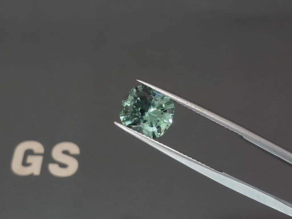 Grüner turmalin im radiantschliff 3,05 karats, Afrika Image №3