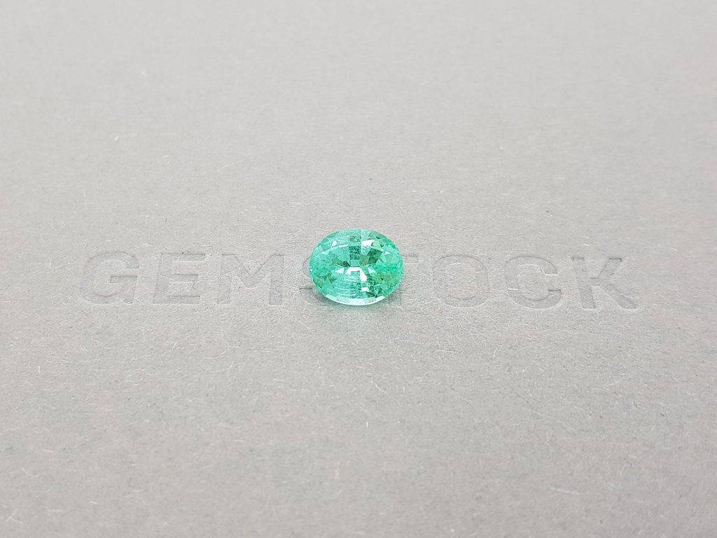 Bright blue-green Paraiba tourmaline from Mozambique 1.65 ct Image №1