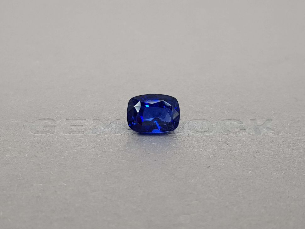 Cushion cut Royal Blue sapphire 5.08 ct, Sri Lanka, GFCO Image №1