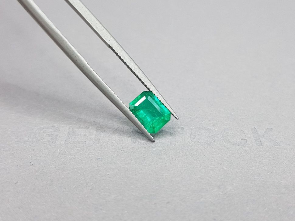 Vivid Green emerald 1.19 ct from Colombia  Image №4