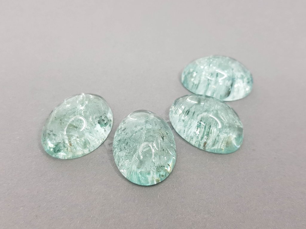 Set of cabochon-cut beryls 138.77 carats, Sherlova Gora Image №2