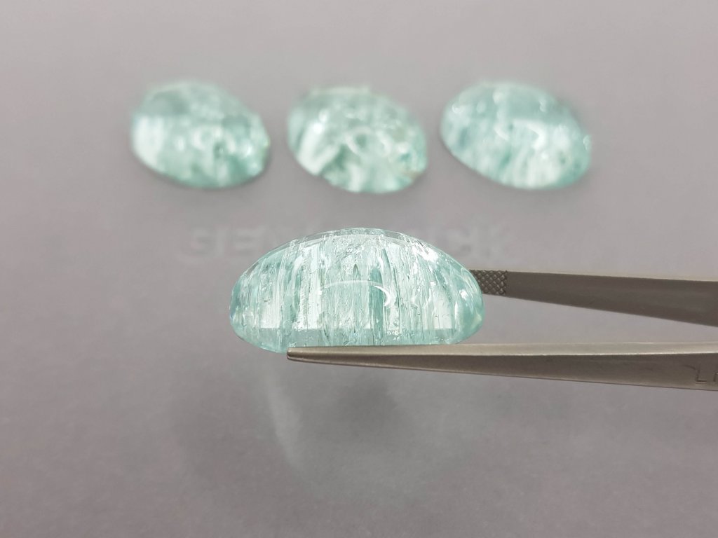 Set of cabochon-cut beryls 138.77 carats, Sherlova Gora Image №4