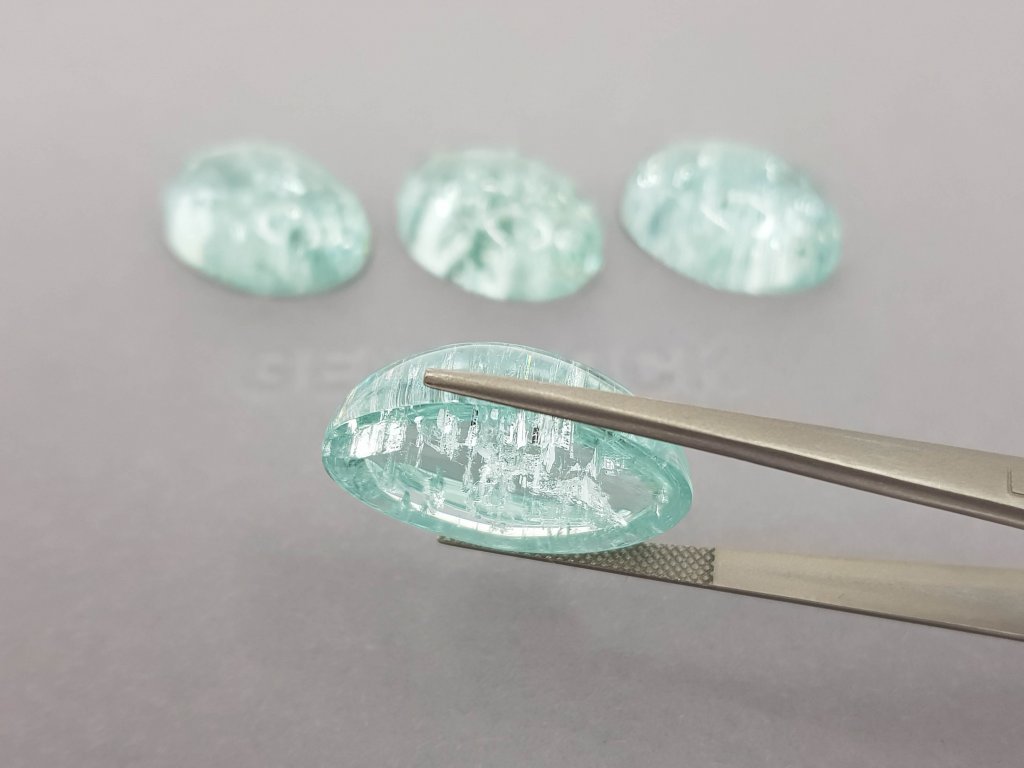 Set of cabochon-cut beryls 138.77 carats, Sherlova Gora Image №5