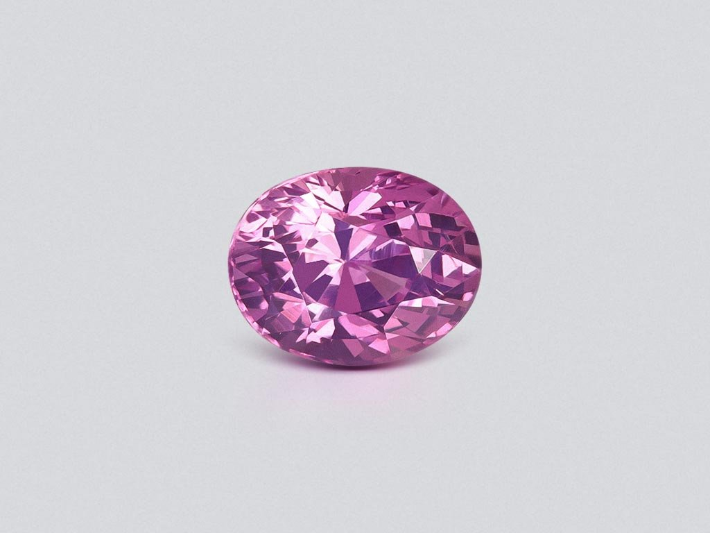 Saphir rose vif taille ovale non chauffé 1,08 carats, Sri Lanka Image №1