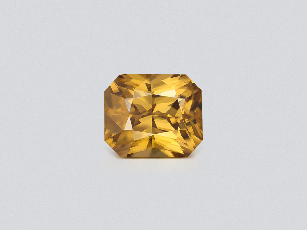 Zircon jaune taille radiant 11,67 carats, Sri Lanka Image №1