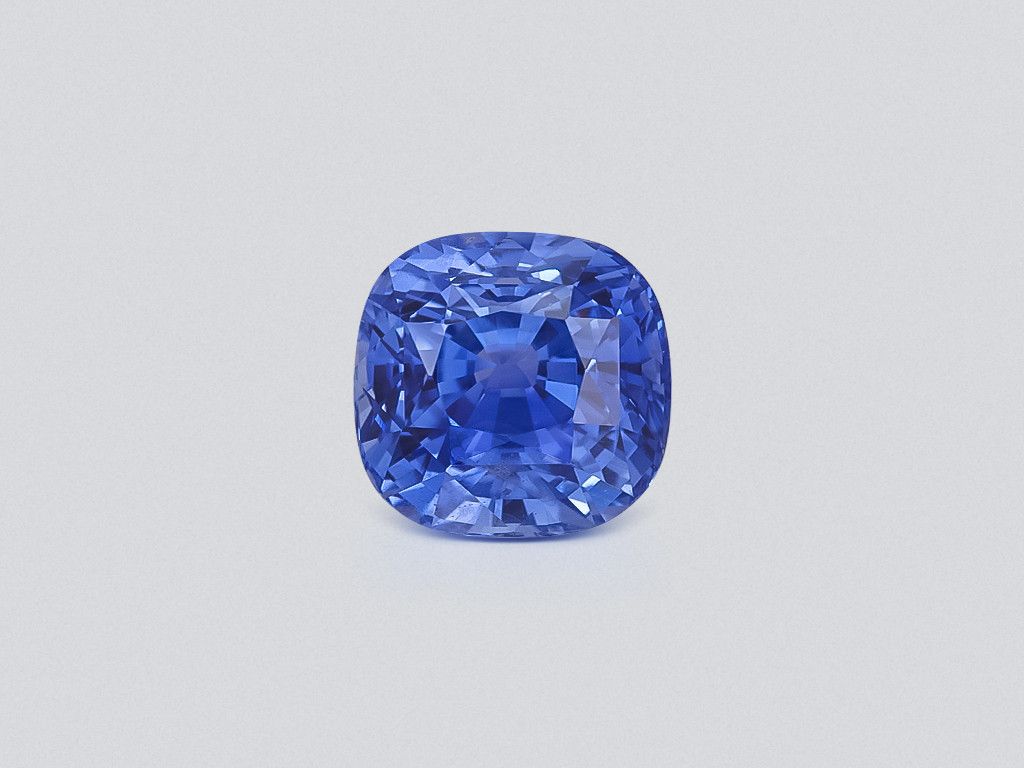 Lot #4. Unheated Cornflower Blue sapphire in cushion cut 6.18 carats, Sri Lanka Image №1