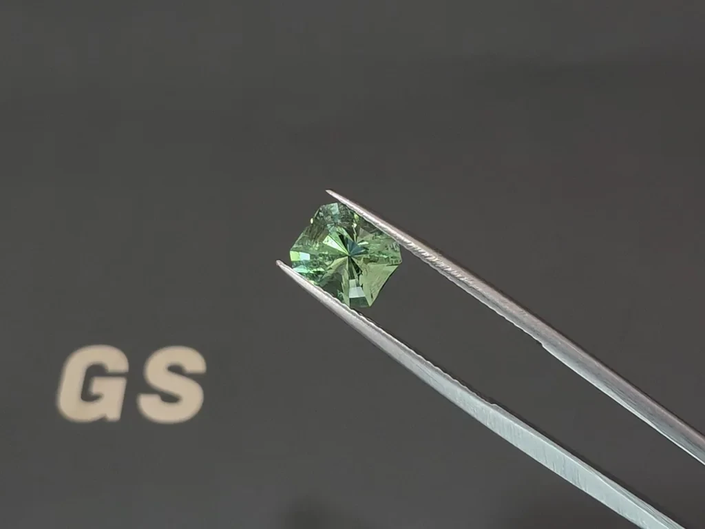 Grüner turmalin im radiantschliff 2,21 karats, Afrika Image №3