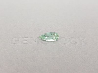 Light green tourmaline Afghanistan to cut pear 1.73 carats photo