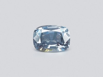 Cushion cut bluish gray spinel 2.35 ct, Burma photo