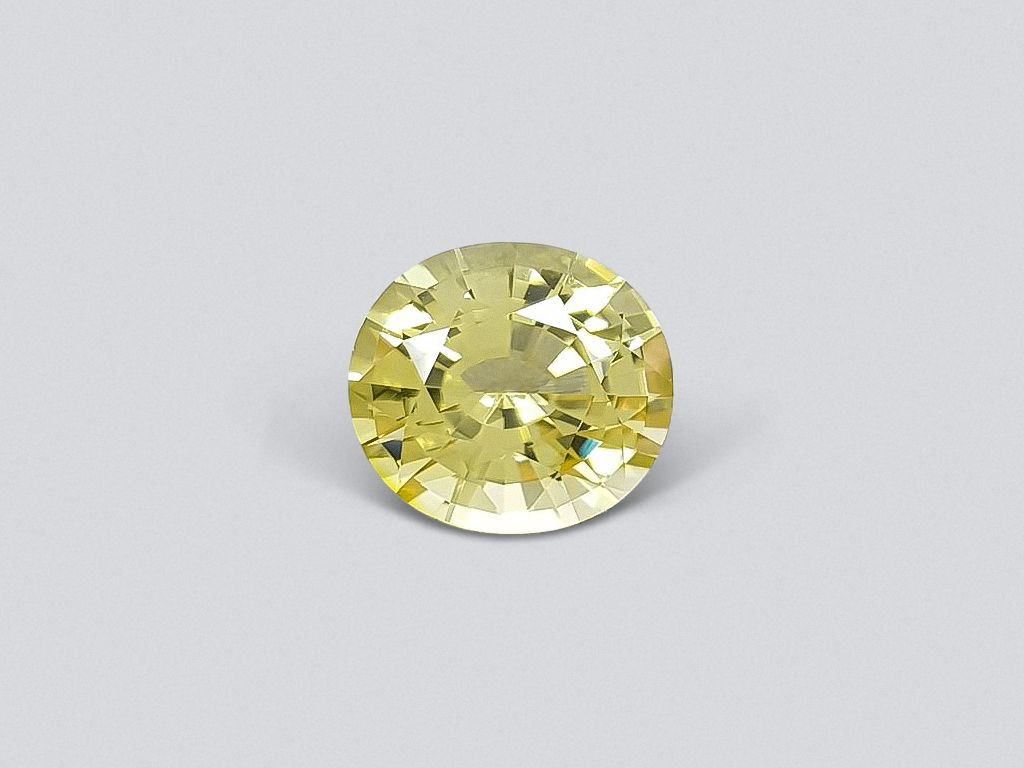 Golden yellow oval cut tourmaline 3.56 carats, Africa Image №1