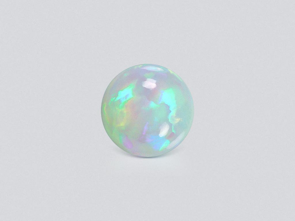 Ópalo blanco de corte redondo de 14,42 ct de Etiopía Image №1