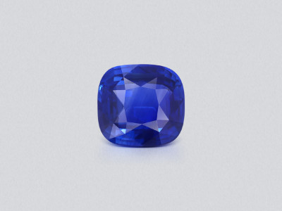 Lot #3. Royal Blue sapphire in cushion cut 4.02 carats, Sri Lanka photo
