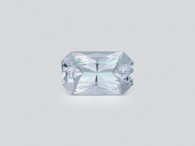 Kunzite light green radiant cut 5.41 carats, Pakistan photo