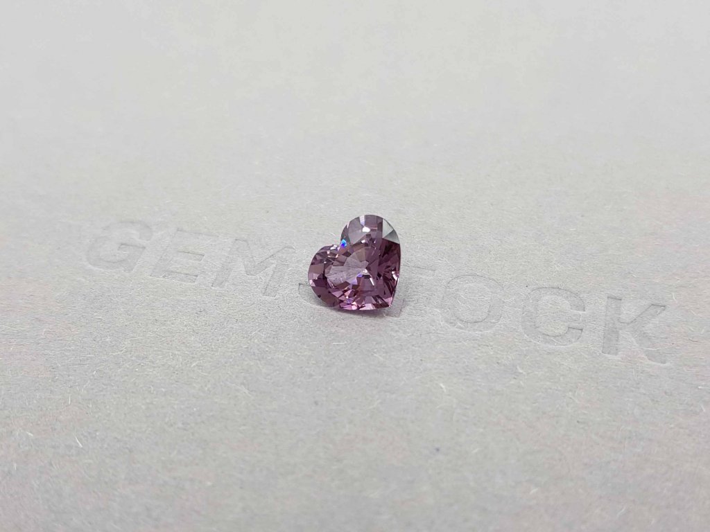 Heart cut purple spinel 2.06 ct, Burma Image №3