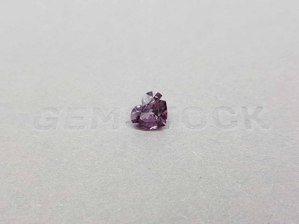 Heart cut purple spinel 2.06 ct, Burma Image №1