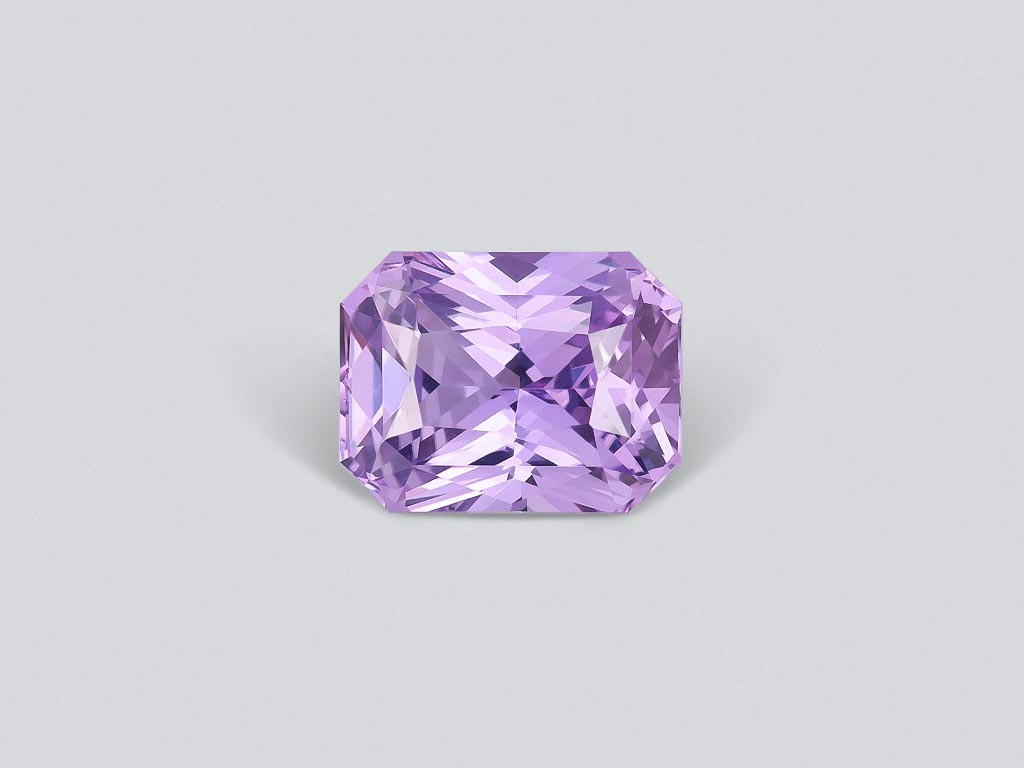 Unheated radiant cut lavender color sapphire 2.58 ct, Sri Lanka Image №1