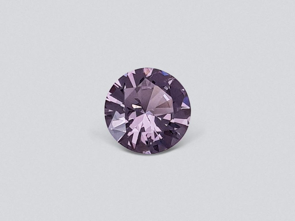 Purple-gray circle cut spinel 0.73 carats Image №1