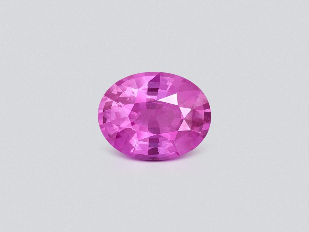 Saphir rose vif taille ovale non chauffé 1,83 carats, Sri Lanka Image №1