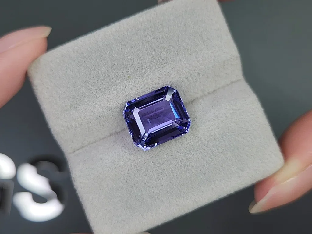 Tanzanite in asscher cut 7.73 carats, Tanzania Image №4