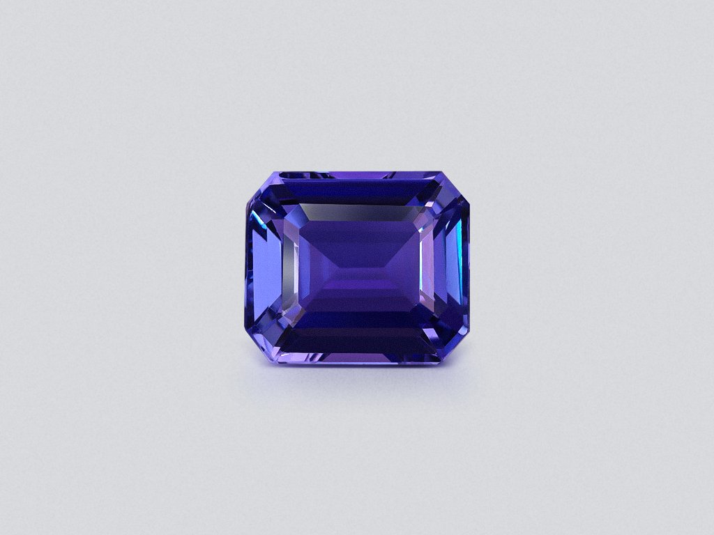 Tanzanite in asscher cut 7.73 carats, Tanzania Image №1