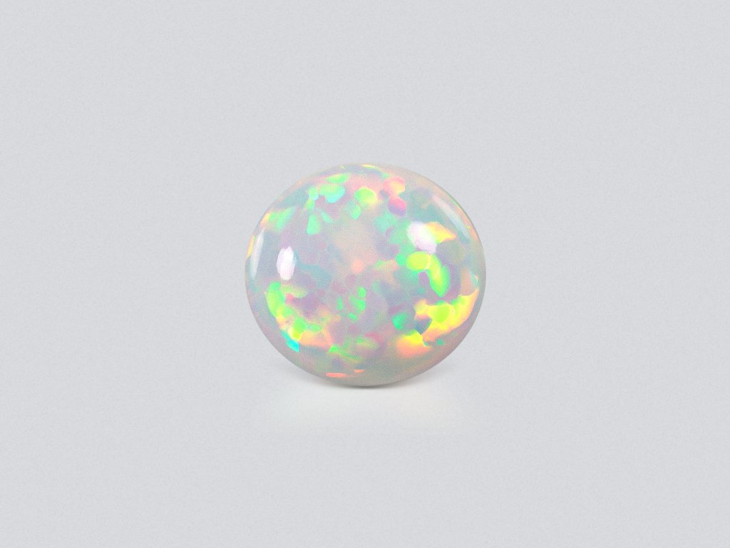 Opale blanche taille ronde 29,77 carats, Éthiopie Image №1