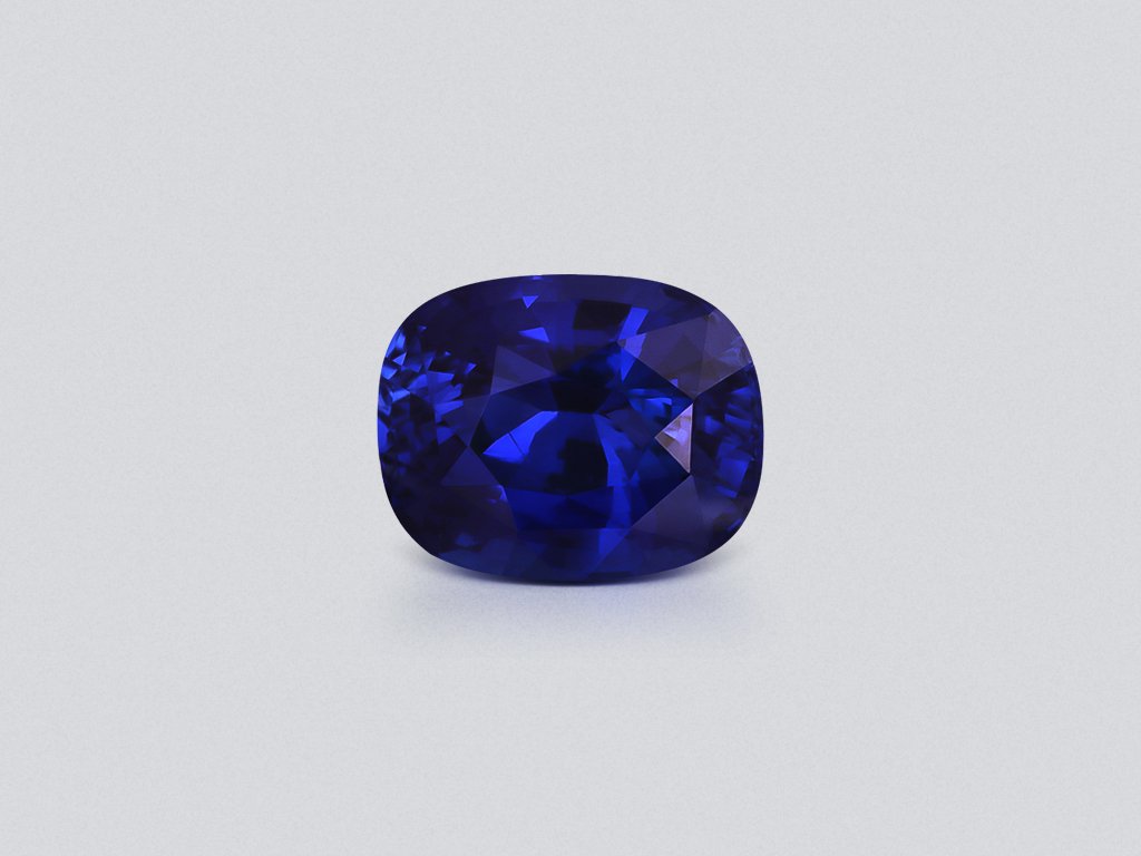 Sapphire Royal Blue cushion cut 5.40 carats, Sri Lanka  Image №1