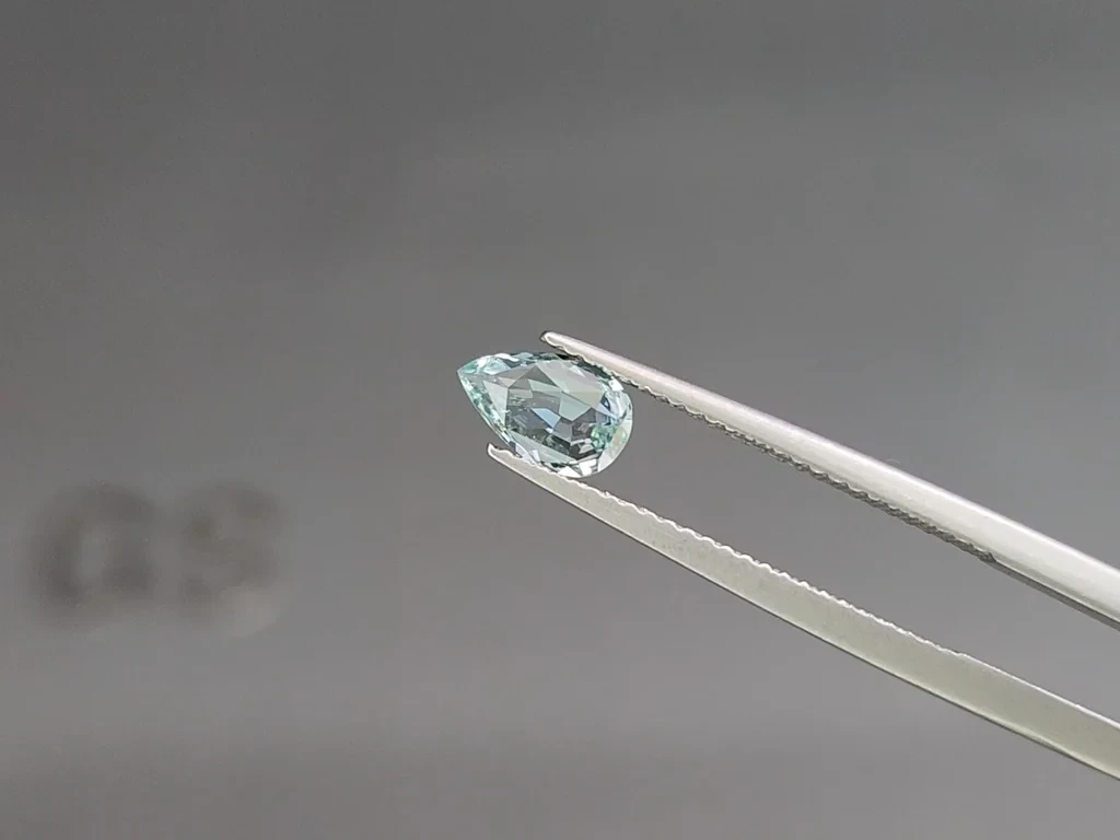 Set of aquamarines  pear cut 1.24 carats, Madagascar Image №2