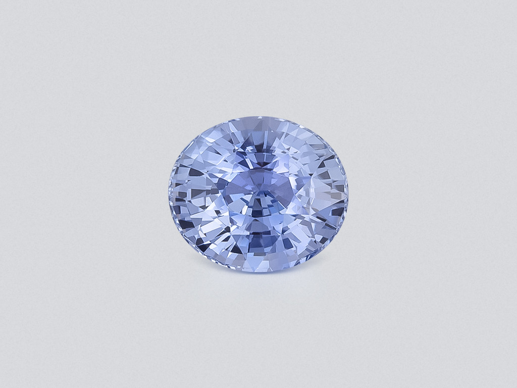 Lot #7. Unheated Pastel Blue sapphire in oval cut 3.02 carats, Sri Lanka Image №1