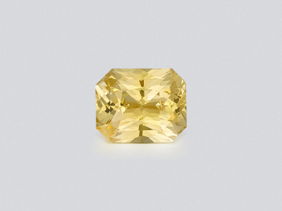Unheated yellow sapphire radiant cut 2.00 carats, Sri Lanka photo