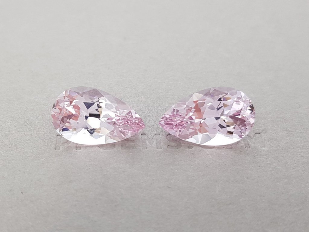 Paar 16,6 Karat Morganite, Nigeria Image №1