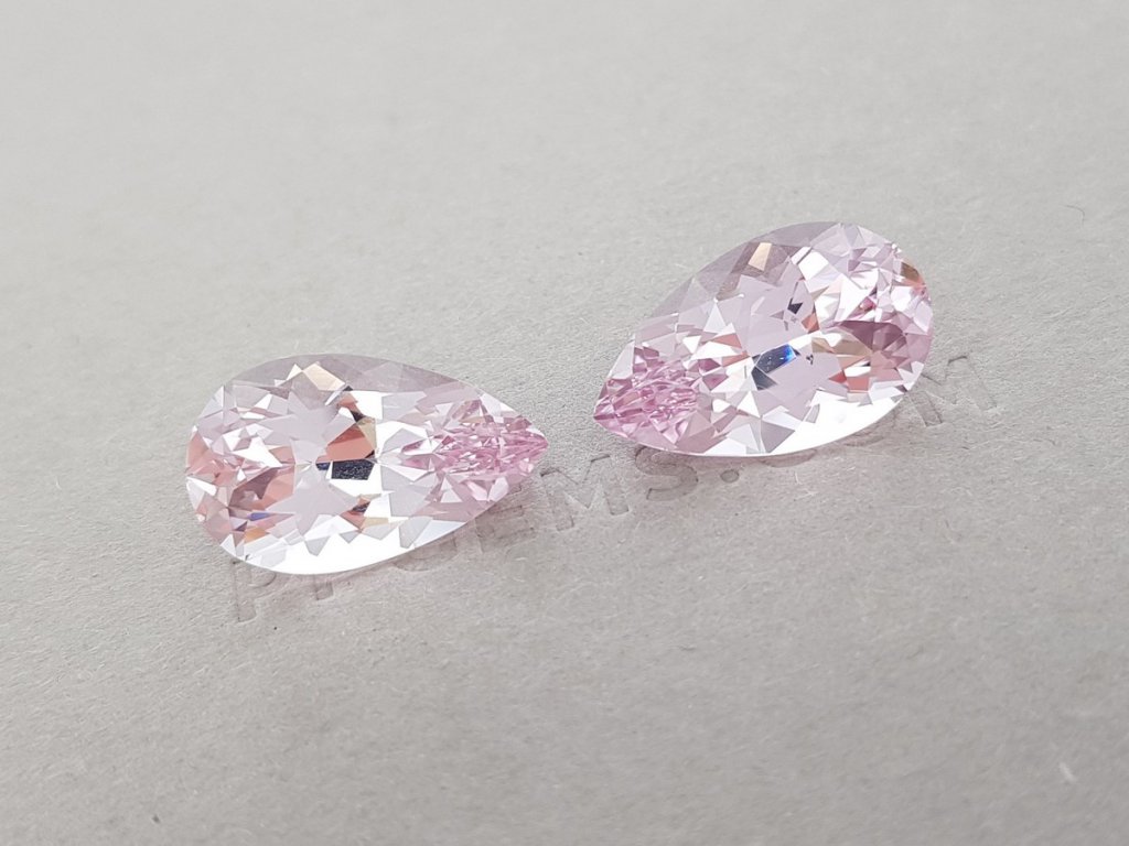 Paar 16,6 Karat Morganite, Nigeria Image №2