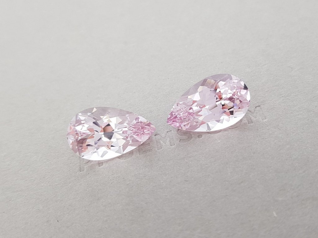 Paar 16,6 Karat Morganite, Nigeria Image №4