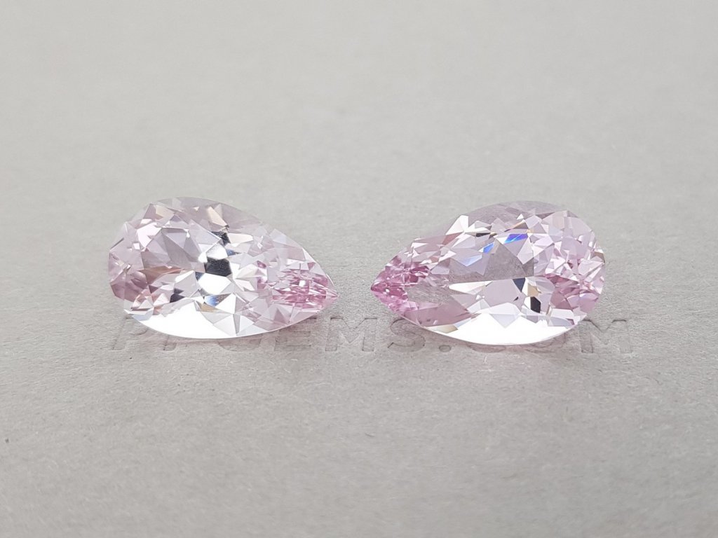 Paar 16,6 Karat Morganite, Nigeria Image №5