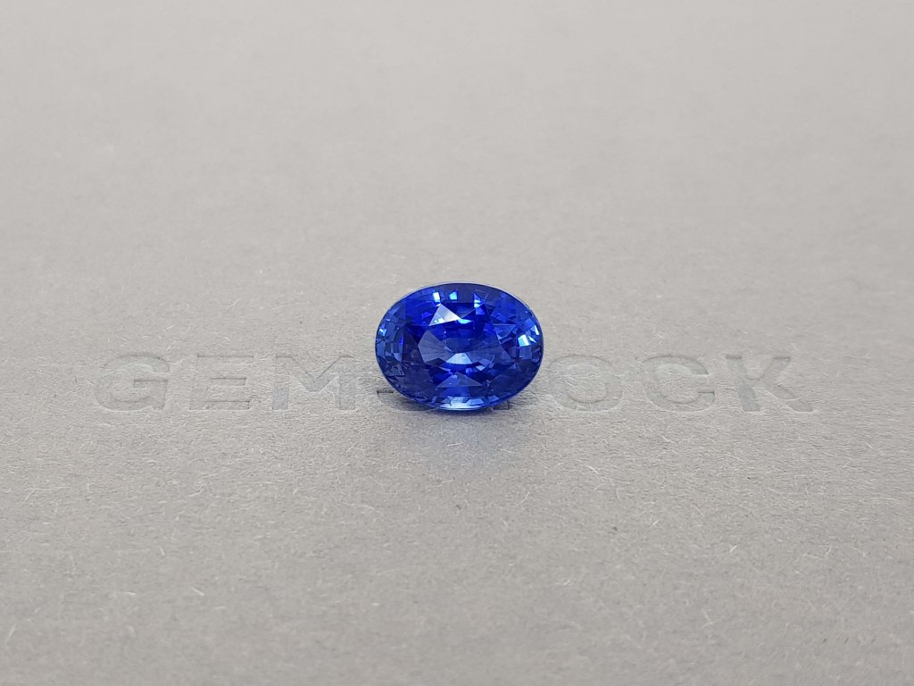 Blue sapphire Royal Blue oval cut 5.75 ct, Sri Lanka Image №1
