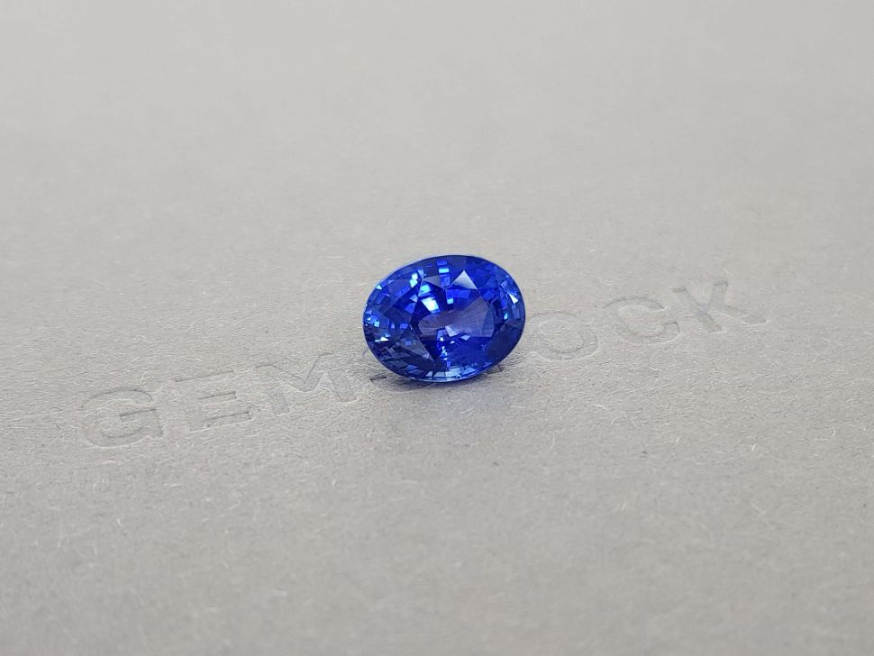 Blue sapphire Royal Blue oval cut 5.75 ct, Sri Lanka Image №2