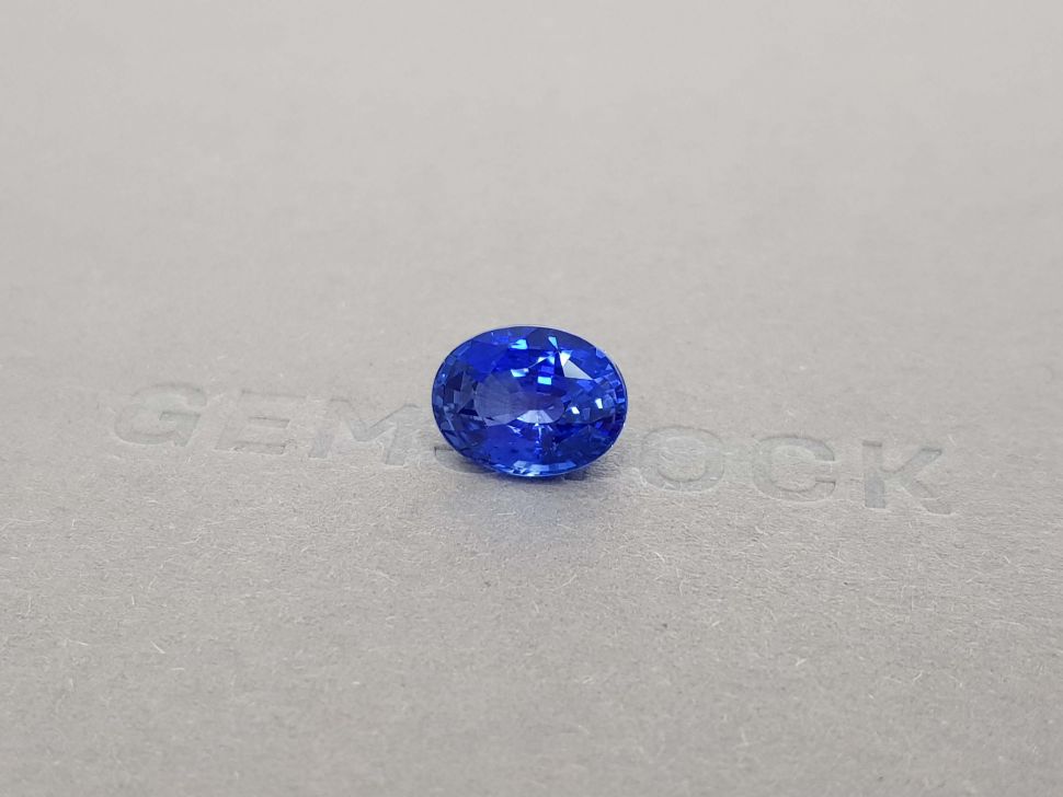 Blue sapphire Royal Blue oval cut 5.75 ct, Sri Lanka Image №3