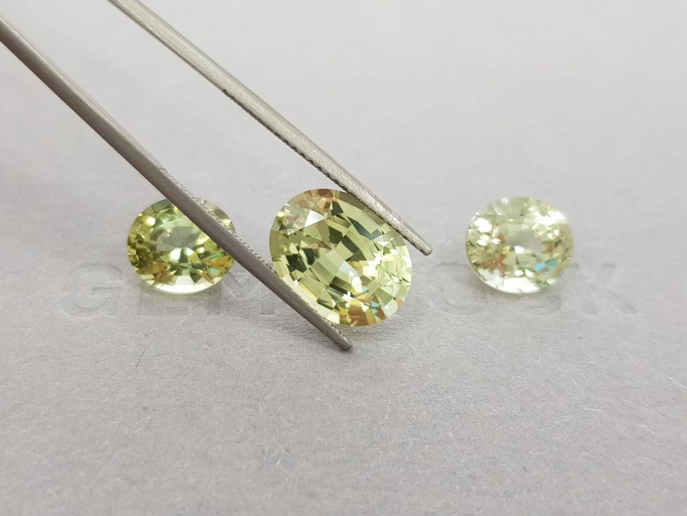 Oval Cut Golden Tourmalines 10.39 ct Image №4