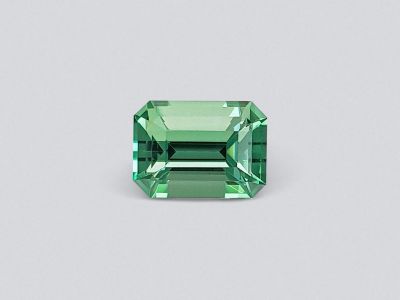 Octagon-cut green tourmaline 0.72 carats photo