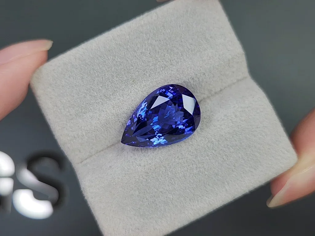 Tanzanite in pear cut 10.32 carats, Tanzania Image №4