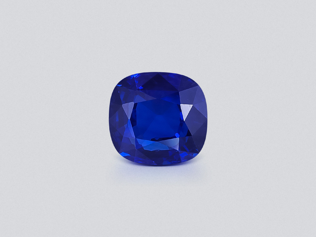 Saphir bleu royal taille coussin 3,11 carats, Sri Lanka  Image №1