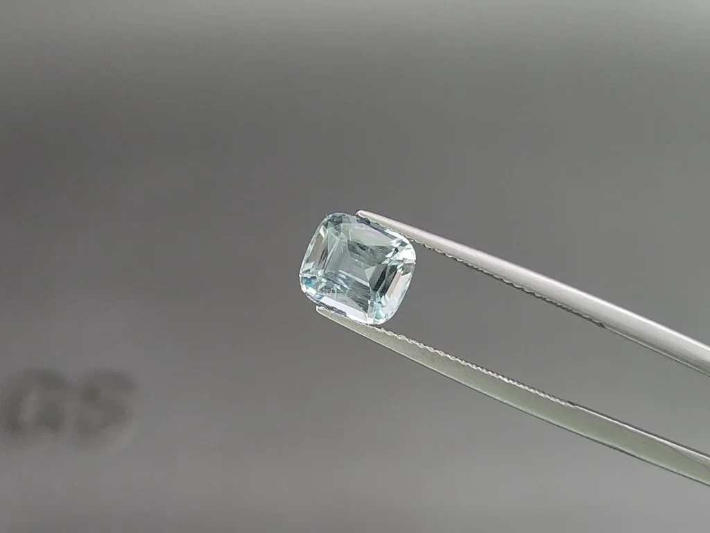 Set of aquamarines cushion cut 4.05 carats, Madagascar Image №3