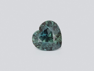 Unheated green sapphire heart shape 2.58 carats, Sri Lanka photo
