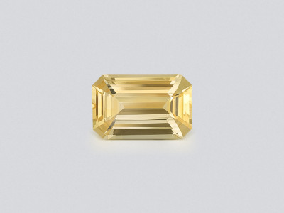 Unheated sapphire Vivid Yellow octagon cut  2.24 carats, Sri Lanka photo