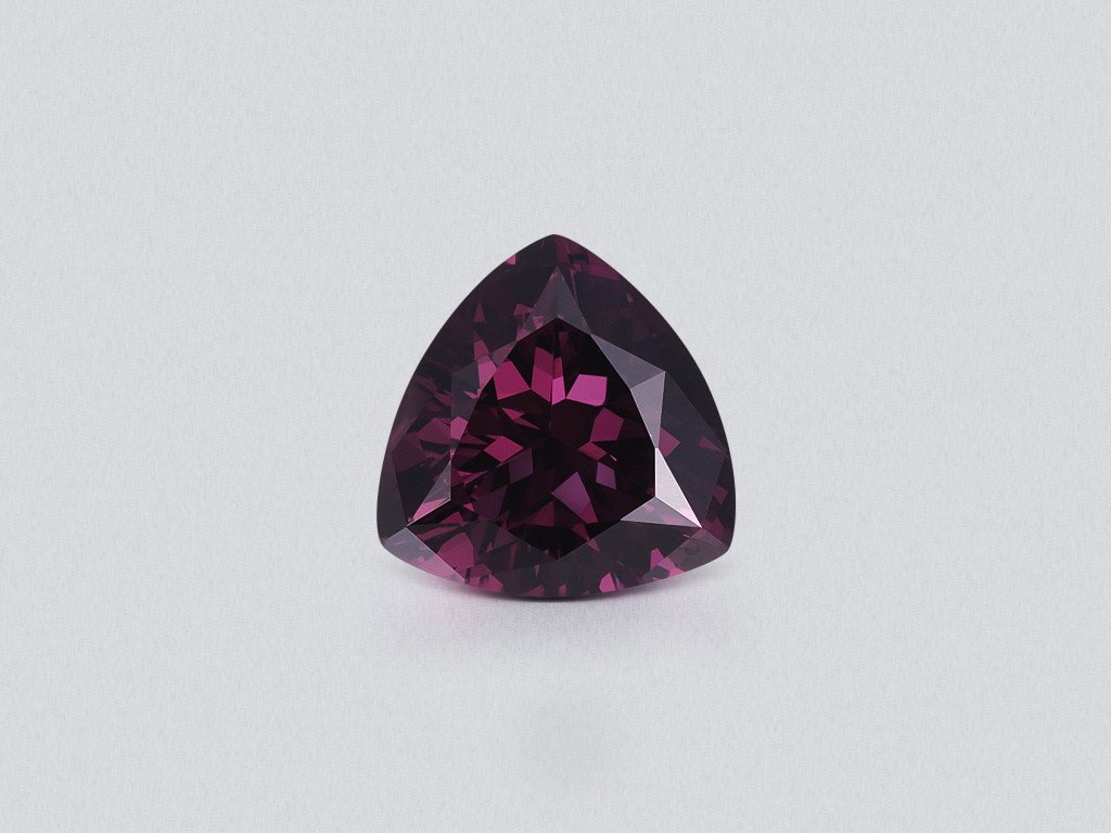 Purple spinel trillion cut 2.62 carats, Tanzania Image №1