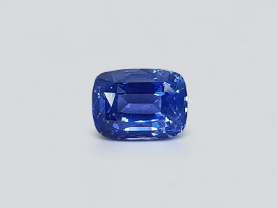 Unheated Cushion Cut Cornflower Sapphire 4.76 ct, Sri Lanka photo